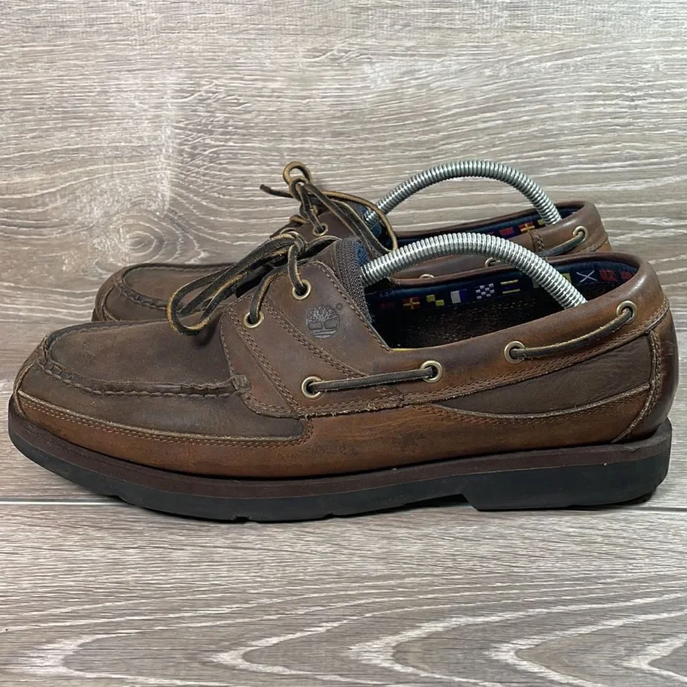 Timberland brown leather